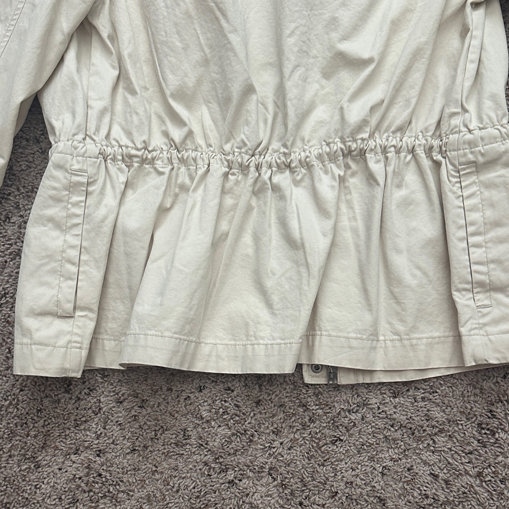 NWT Old Navy Women's Cream Utility Jacket - Picture 7 of 7